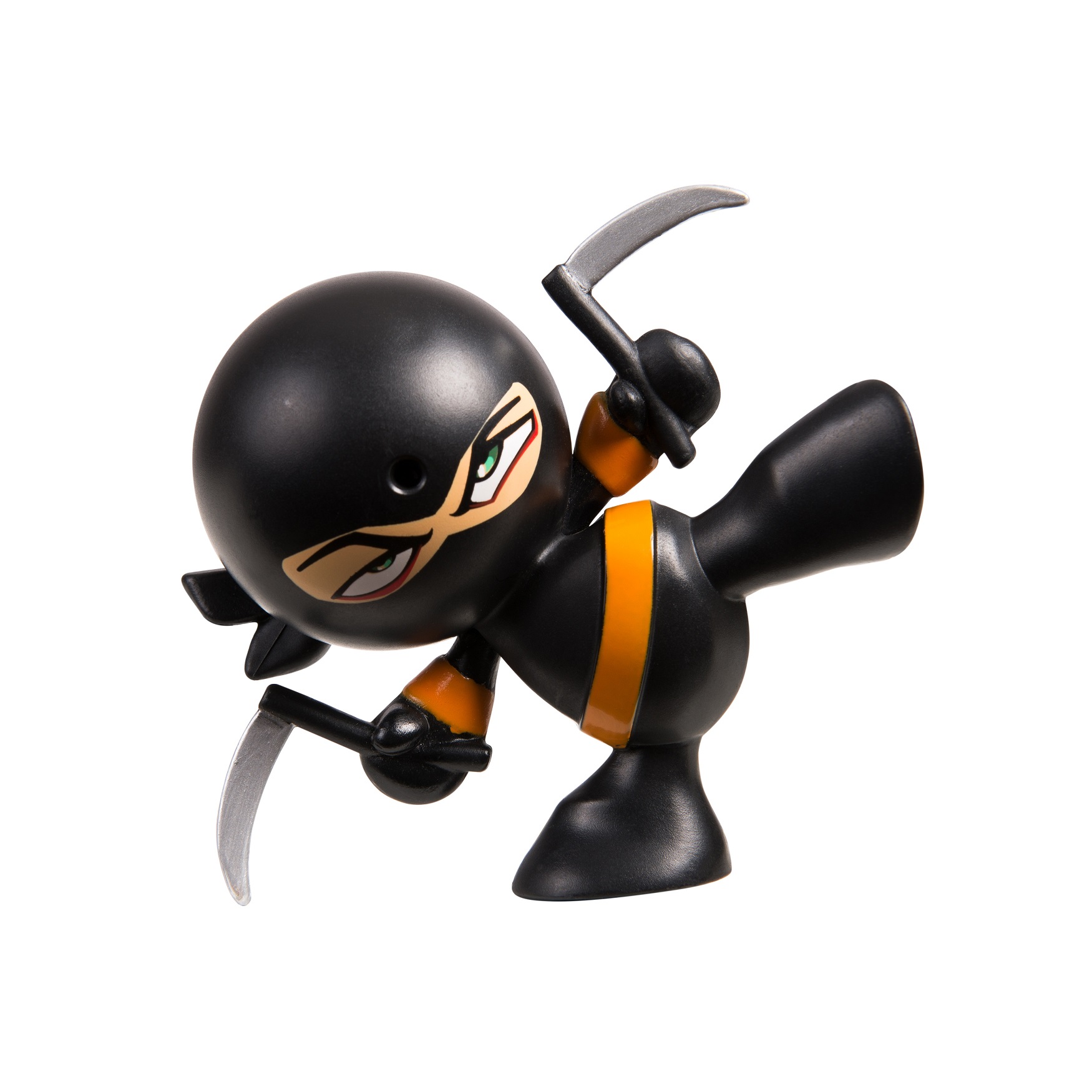 Фигурка ниндзя Кунг-Фуу из серии Fart Ninjas, черный, 9 см.  